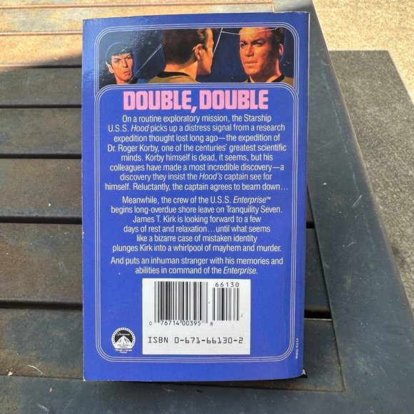 Star Trek - Double, Double Paperback Book - 1st Printing - 1989 - Picture 2 of 5
